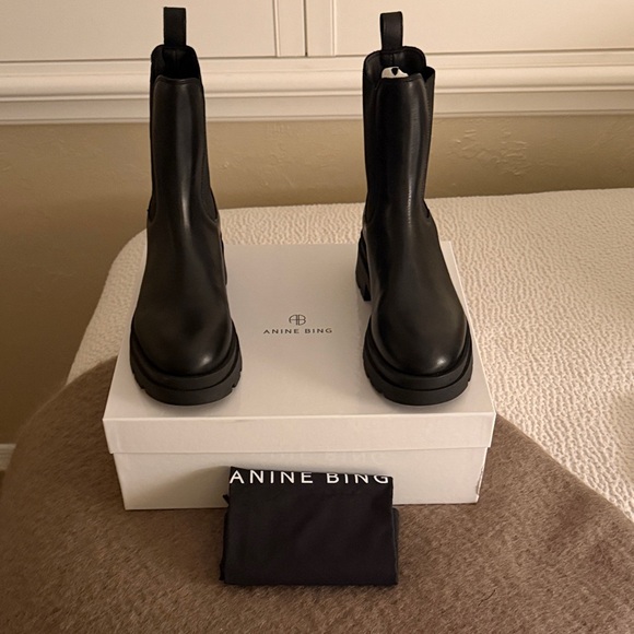 Anine Bing Shoes - Anine Bing Black Justine Boot